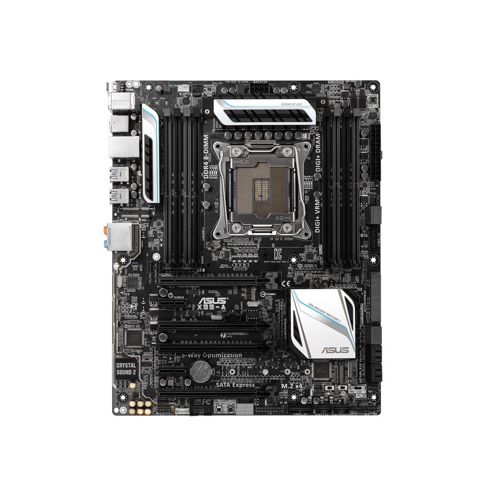 ASUS X99-AⅡベアボーン DIMM×8 HDD500G LGA2011-V3 M.2 U.2 USB3.1 I7 E5